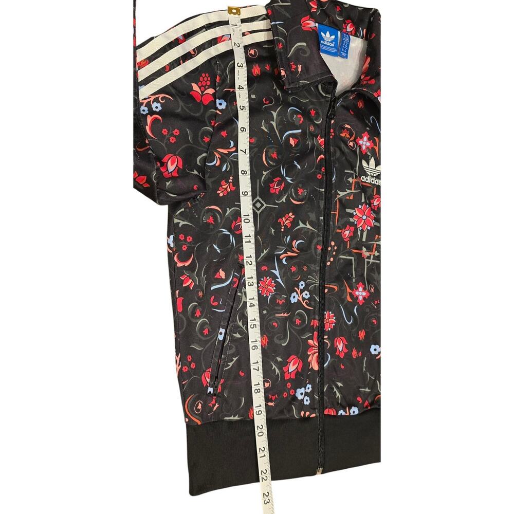 Adidas Originals Floral Flower Firebird Full Zip Track Jacket - Youth US XS - Picture 8 of 10
